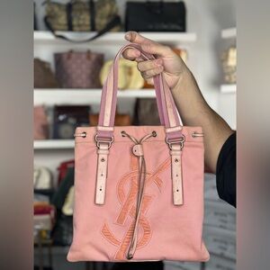 YSL Pink Tote